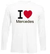 Лонгслив I Love Mercedes Белый фото