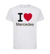 Дитяча футболка I Love Mercedes Білий фото