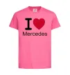 Дитяча футболка I Love Mercedes Яскраво-рожевий фото