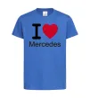 Дитяча футболка I Love Mercedes Яскраво-синій фото