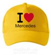 Кепка I Love Mercedes Солнечно желтый фото