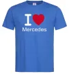 Чоловіча футболка I Love Mercedes Яскраво-синій фото