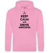 Мужская толстовка (худи) Drive Mercedes Розовый фото