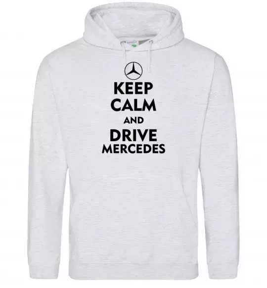 Жіноча толстовка (худі) Drive Mercedes Сірий меланж фото