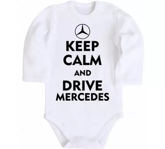 Дитячий бодік Drive Mercedes Білий фото