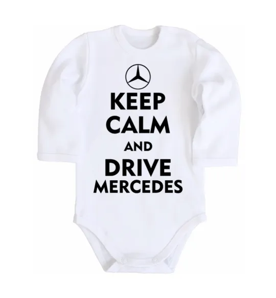 Дитячий бодік Drive Mercedes Білий фото