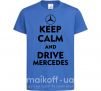 Детская футболка Drive Mercedes Ярко-синий фото