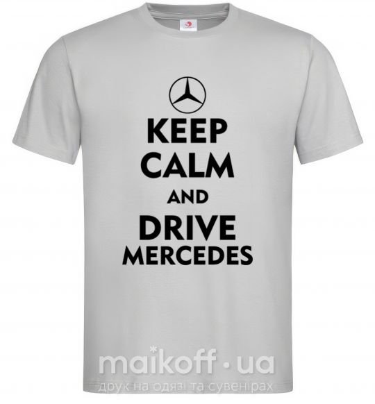 Чоловіча футболка Drive Mercedes Сірий фото