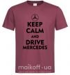 Чоловіча футболка Drive Mercedes Бордовий фото