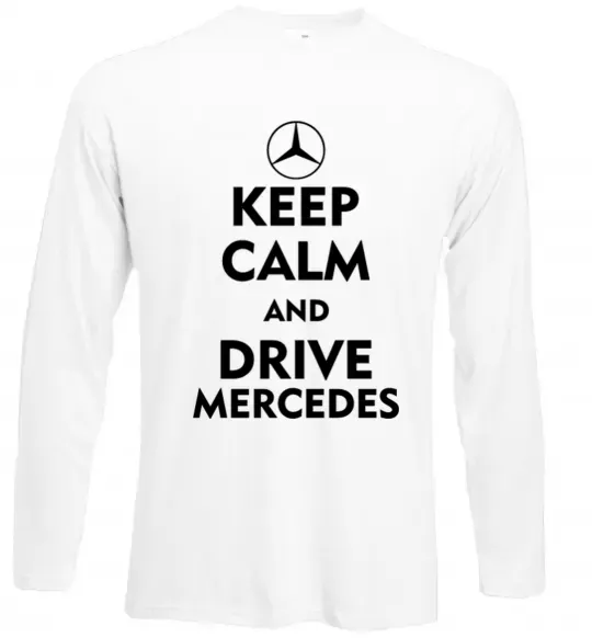 Лонгслів Drive Mercedes Білий фото
