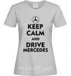 Женская футболка Drive Mercedes Серый фото