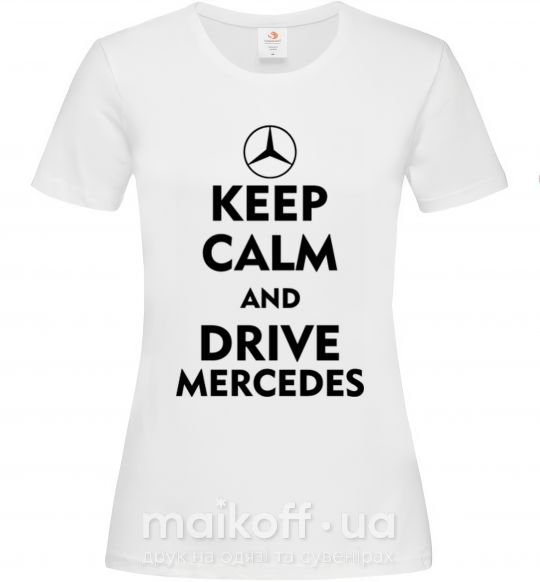 Жіноча футболка Drive Mercedes Білий фото