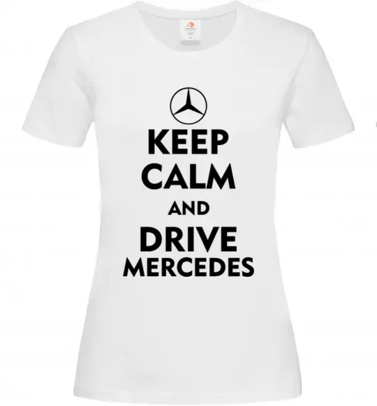 Жіноча футболка Drive Mercedes Білий фото