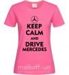 Женская футболка Drive Mercedes Ярко-розовый фото