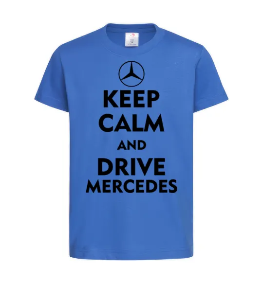 Дитяча футболка Drive Mercedes Яскраво-синій фото