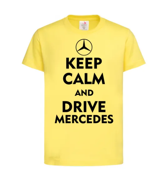 Дитяча футболка Drive Mercedes Лимонний фото