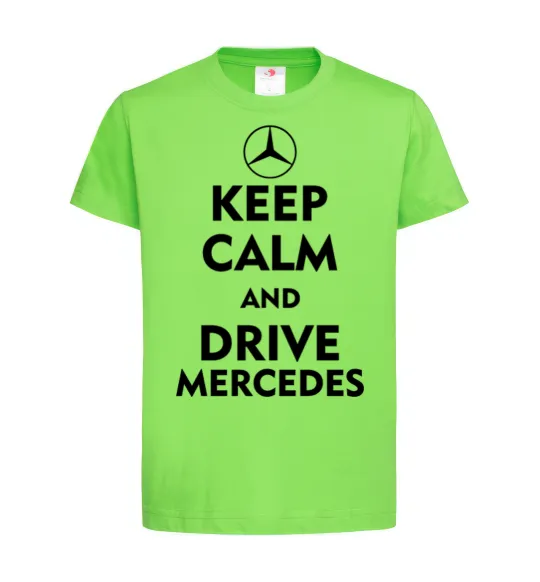 Дитяча футболка Drive Mercedes Лаймовий фото