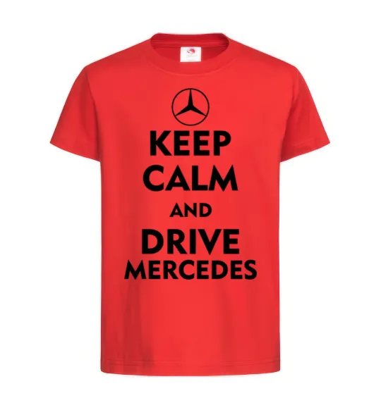 Дитяча футболка Drive Mercedes Червоний фото