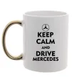 Чашка з кольоровою ручкою Drive Mercedes Золото фото
