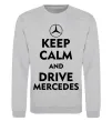Свитшот Drive Mercedes Серый меланж фото