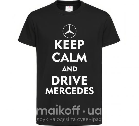 Дитяча футболка Drive Mercedes Чорний фото