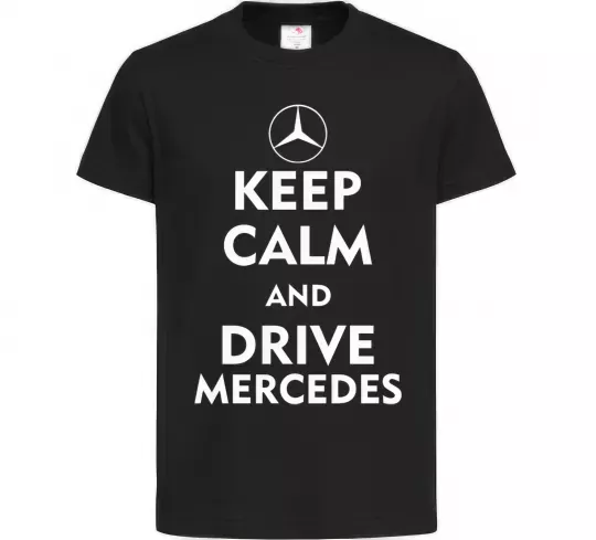 Дитяча футболка Drive Mercedes Чорний фото