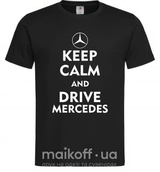 Чоловіча футболка Drive Mercedes Чорний фото
