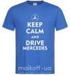 Чоловіча футболка Drive Mercedes Яскраво-синій фото