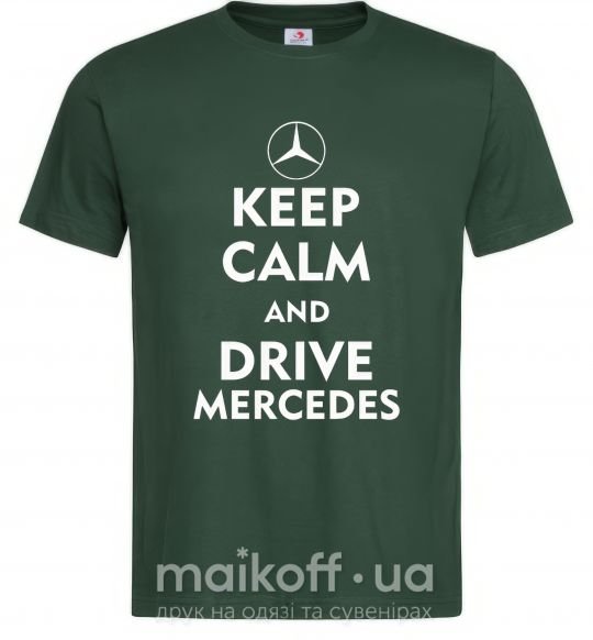 Чоловіча футболка Drive Mercedes Темно-зелений фото