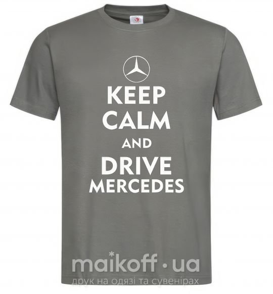 Чоловіча футболка Drive Mercedes Графіт фото