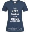 Женская футболка Drive Mercedes Темно-синий фото