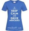 Женская футболка Drive Mercedes Ярко-синий фото