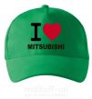 Кепка I Love Mitsubishi Зелений фото
