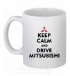 Чашка керамічна Drive Mitsubishi Білий фото
