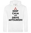 Мужская толстовка (худи) Drive Mitsubishi Белый фото