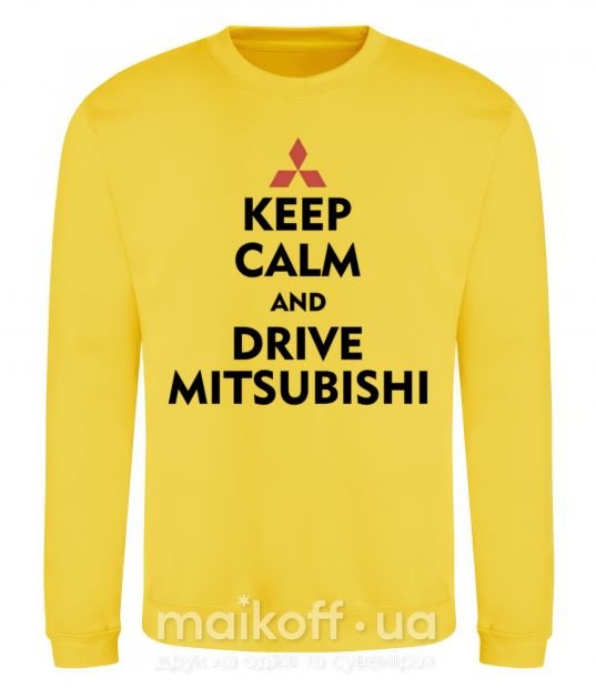 Свитшот Drive Mitsubishi Солнечно желтый фото