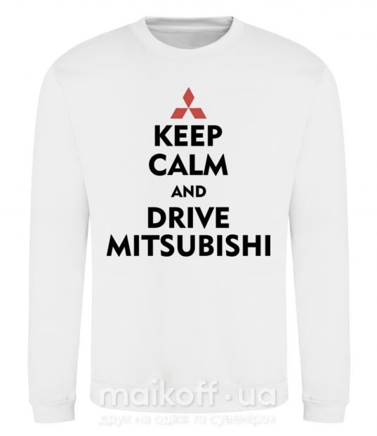 Свитшот Drive Mitsubishi Белый фото