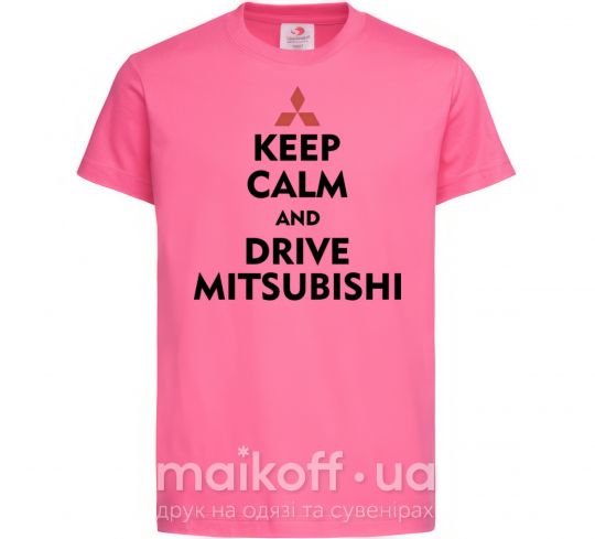 Дитяча футболка Drive Mitsubishi Яскраво-рожевий фото