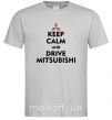 Чоловіча футболка Drive Mitsubishi Сірий фото