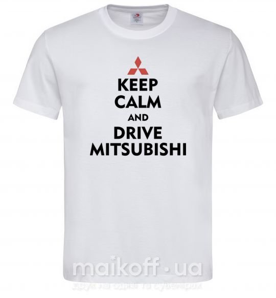 Чоловіча футболка Drive Mitsubishi Білий фото