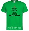 Чоловіча футболка Drive Mitsubishi Зелений фото