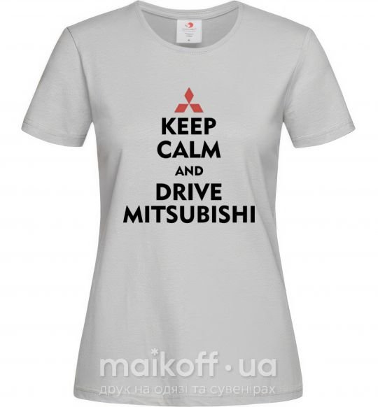 Жіноча футболка Drive Mitsubishi Сірий фото