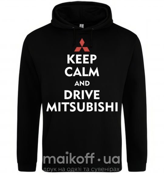 Мужская толстовка (худи) Drive Mitsubishi Черный фото