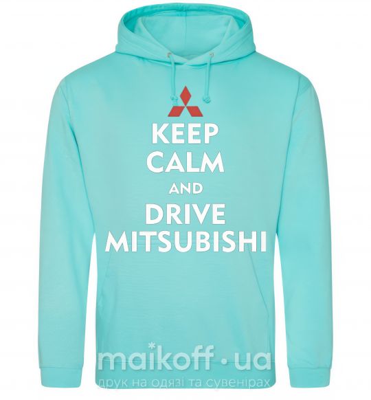 Женская толстовка (худи) Drive Mitsubishi Мятный фото