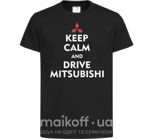 Дитяча футболка Drive Mitsubishi Чорний фото