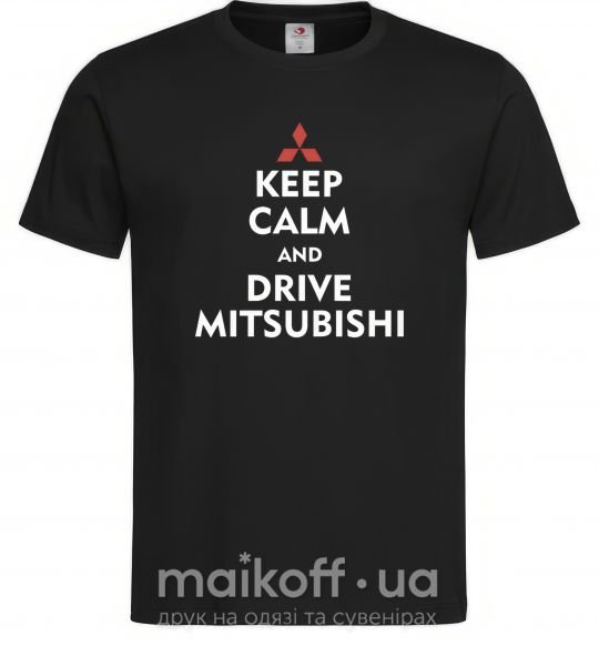 Чоловіча футболка Drive Mitsubishi Чорний фото