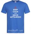 Чоловіча футболка Drive Mitsubishi Яскраво-синій фото