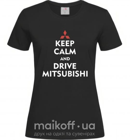 Жіноча футболка Drive Mitsubishi Чорний фото