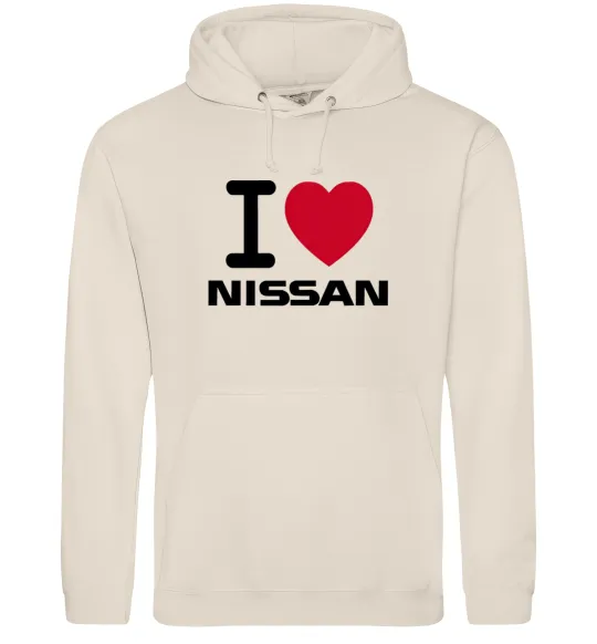 Мужская толстовка (худи) I Love Nissan Таш фото