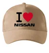 Кепка I Love Nissan Песочный Кепка I Love Nissan Песочный фото